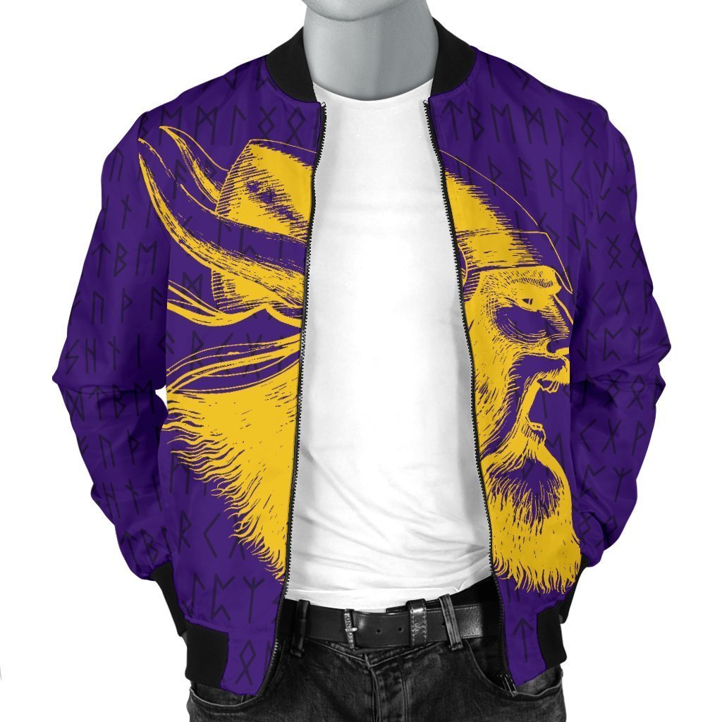 Viking Warrior™  Men's Bomber Jacket TH75 - Amaze Style™-BOMBER JACKETS (P)