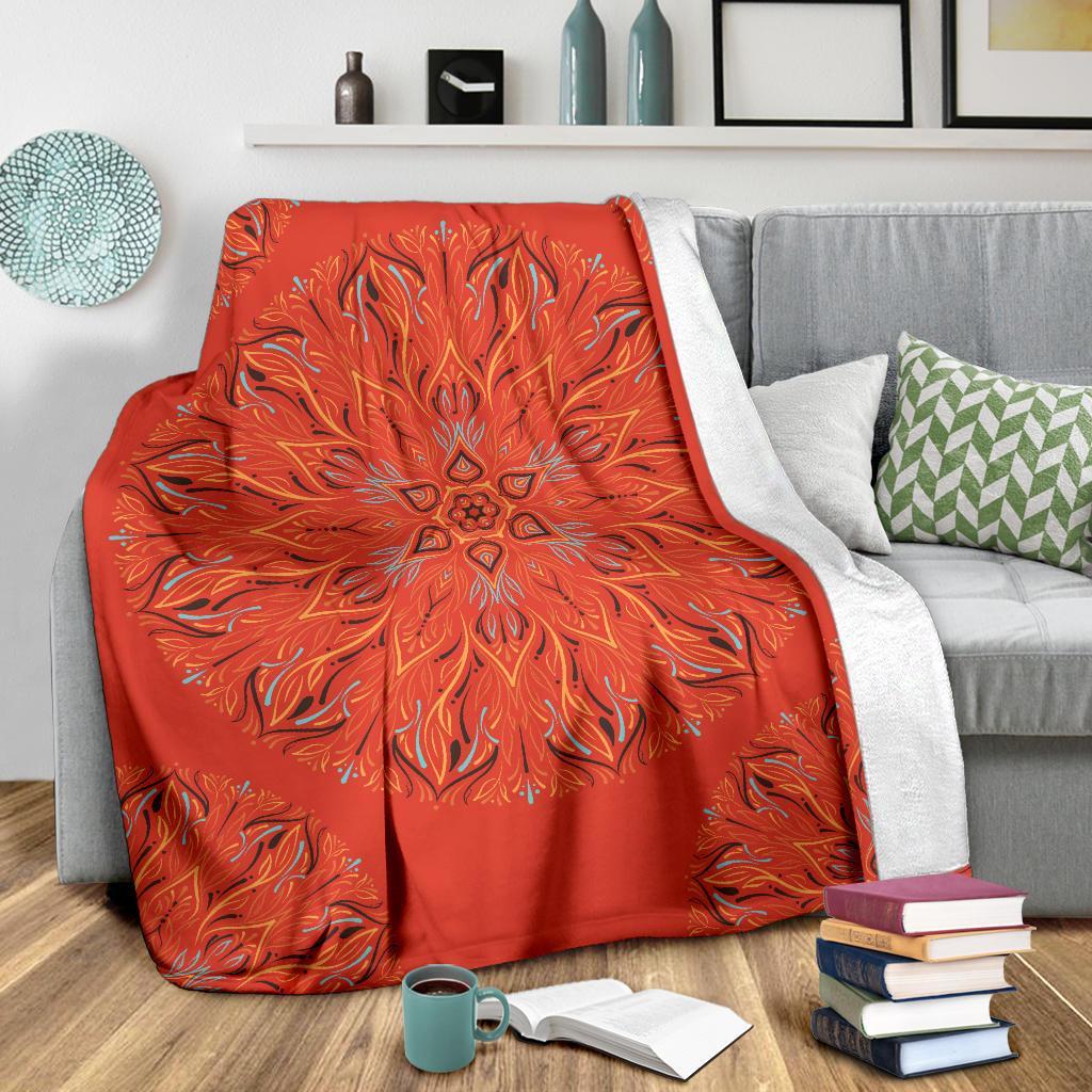 Mandala P1 (Fiesta) - Throw Blankets-Amaze Style™-Premium BlanketMandala P1 (Fiesta) - Throw Blankets-Youth (56 x 43 inches / 140 x 110 cm)-Vibe Cosy™