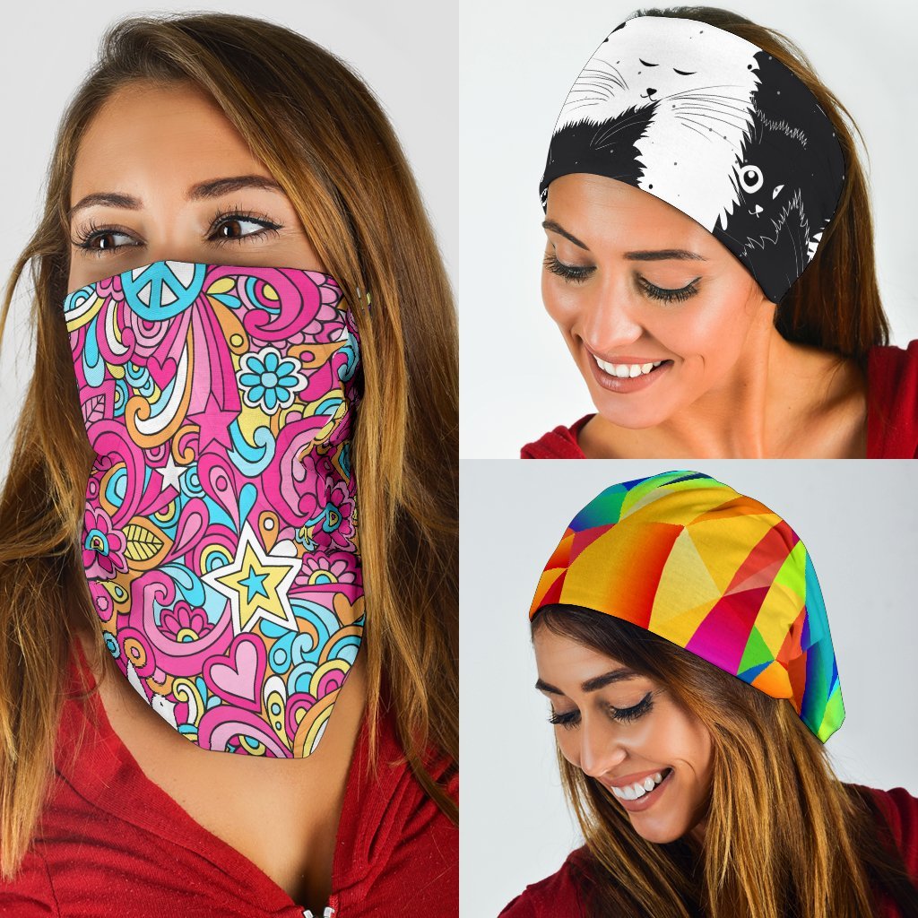 Hippie Cats and Geometric-Amaze Style™-Hippie Cats and Geometric-Vibe Cosy™