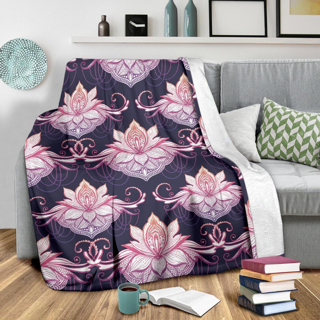 Ombre Lotus (Eclipse) - Throw Blankets-Amaze Style™-Premium BlanketOmbre Lotus (Eclipse) - Throw Blankets-Youth (56 x 43 inches / 140 x 110 cm)-Vibe Cosy™
