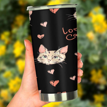 Cat Tumbler-Amaze Style™-Tumbler - Cat Tumbler-20oz Large-Vibe Cosy™