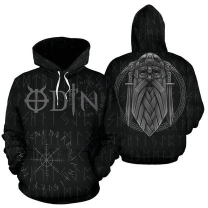 Odin - God Of Viking Hoodie - Amaze Style™-ALL OVER PRINT HOODIES (P)