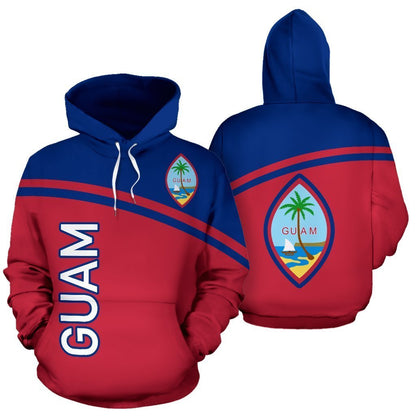 Guam All Over Hoodie - Polynesian Curve Version - Amaze Style™-ALL OVER PRINT HOODIES
