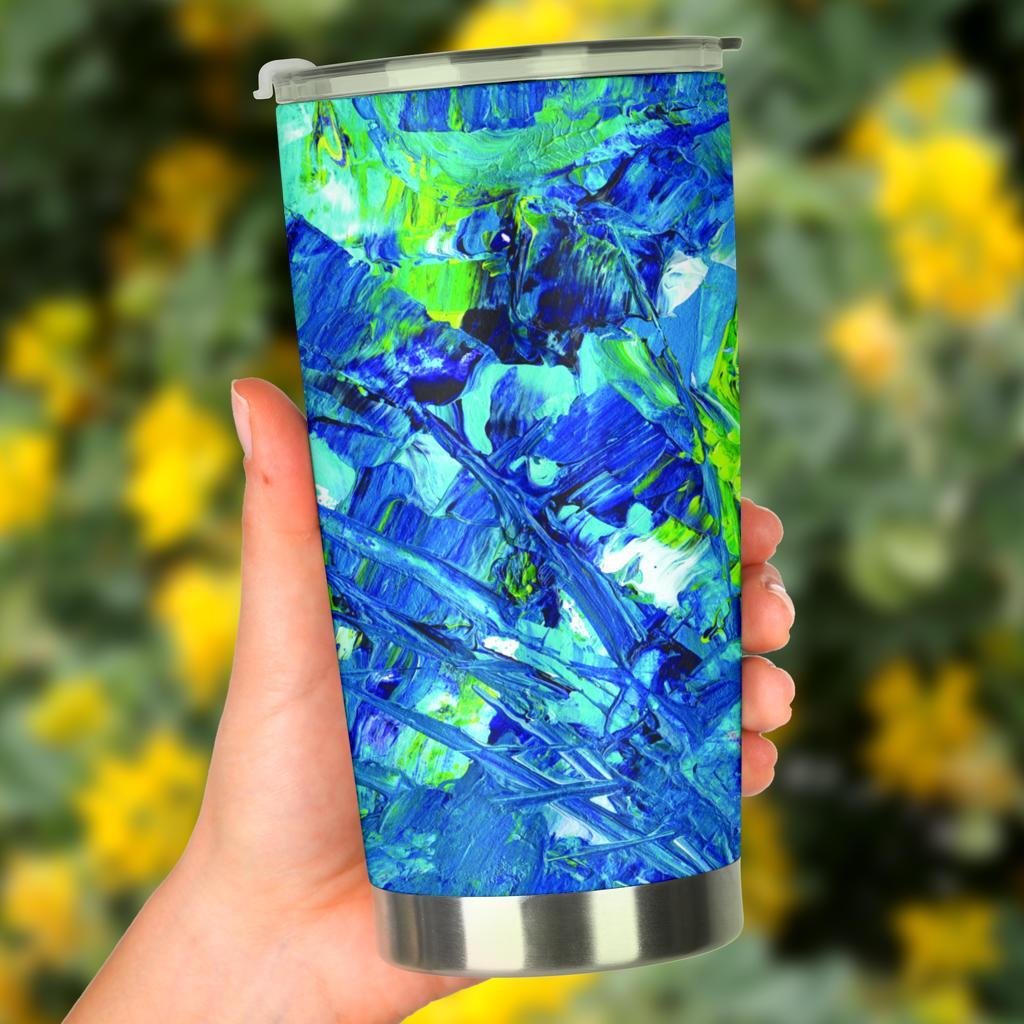Abstract Oil Paintings P3 - Travel Tumbler-Amaze Style™-Tumbler - Abstract Oil Paintings P3 - Travel Tumbler-20oz Large-Vibe Cosy™