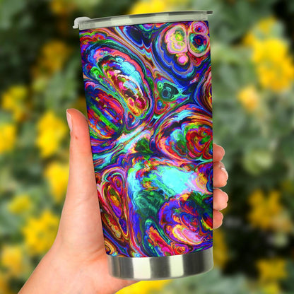 Abstract Oil Paintings P1 - Travel Tumbler-Amaze Style™-Tumbler - Abstract Oil Paintings P1 - Travel Tumbler-20oz Large-Vibe Cosy™