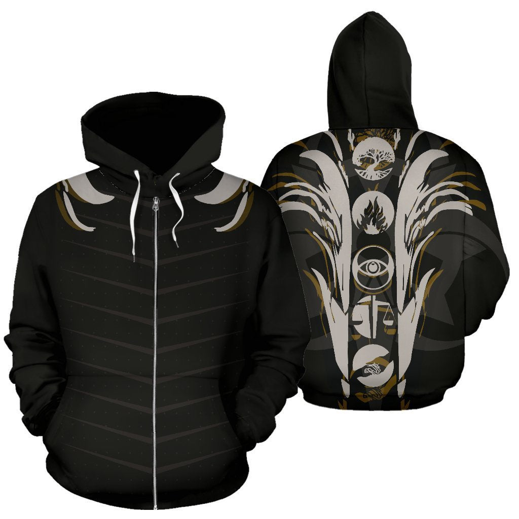 Divergent Factions All Over Zip-Up Hoodie - Amaze Style™-ALL OVER PRINT ZIP HOODIES (P)