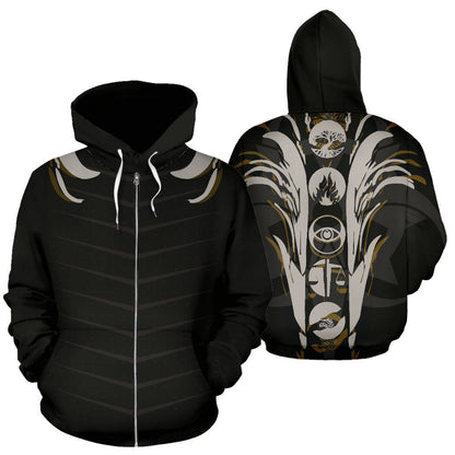 Divergent Factions All Over Zip-Up Hoodie - Amaze Style™-ALL OVER PRINT ZIP HOODIES (P)