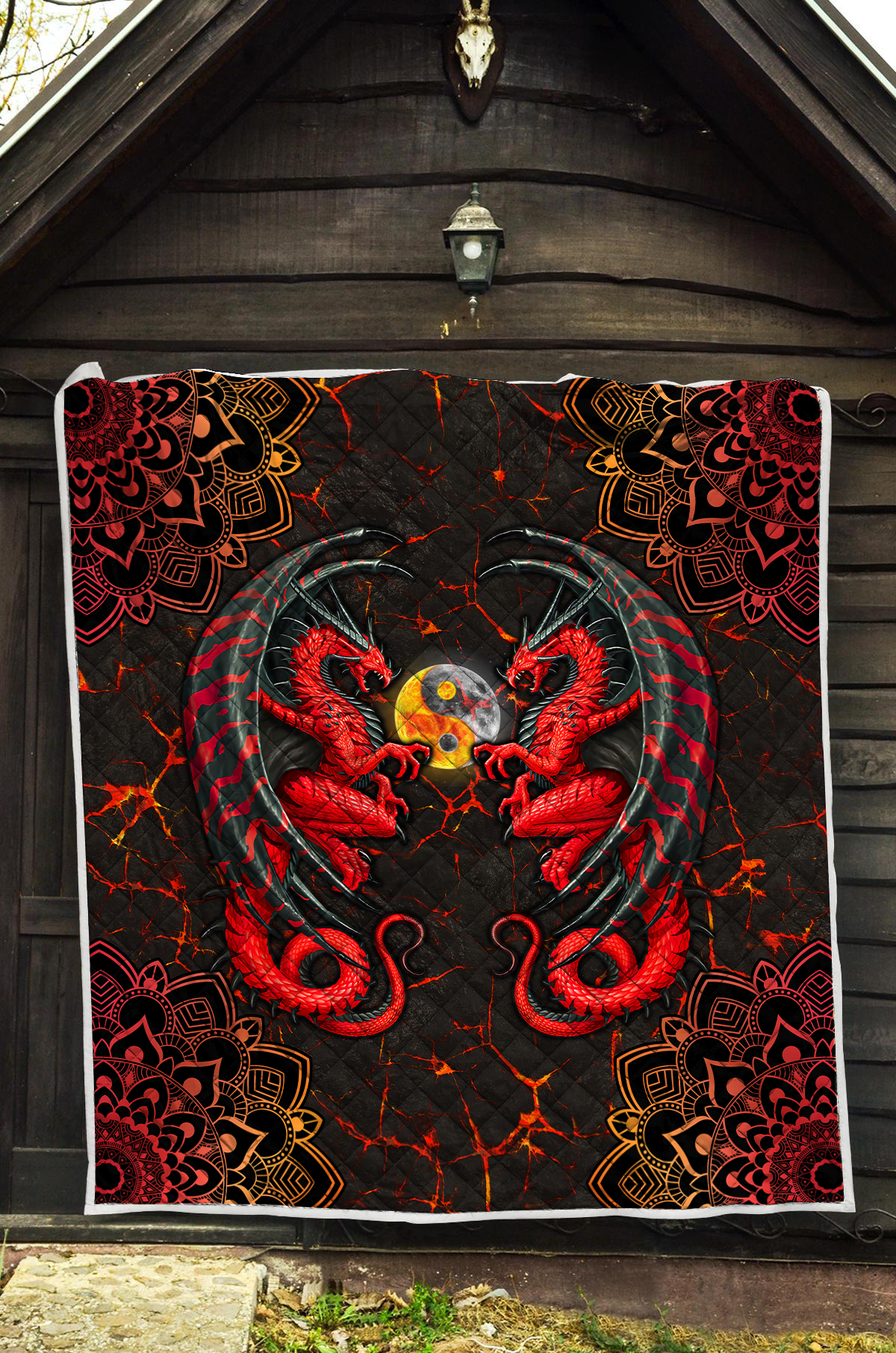 Dragons YinYang Quilt TA0820206