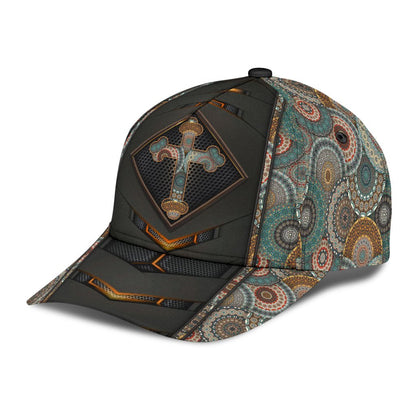 Jesus Cross Mandala Classic Cap ML