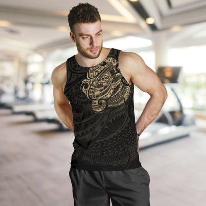 Maori Tattoo Style All Over Hoodie Golden Version NVD - Amaze Style™-Apparel