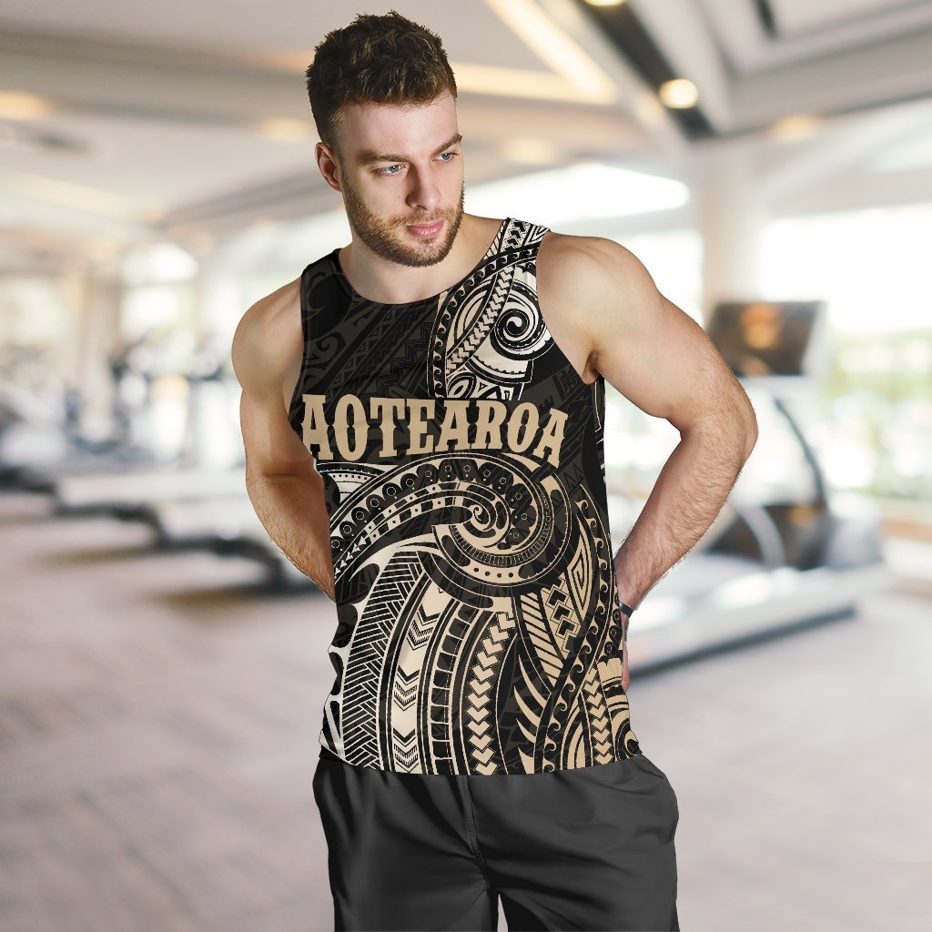 Maori Tattoo with Map New Zealand All Over Hoodie NVD - Amaze Style™-Apparel