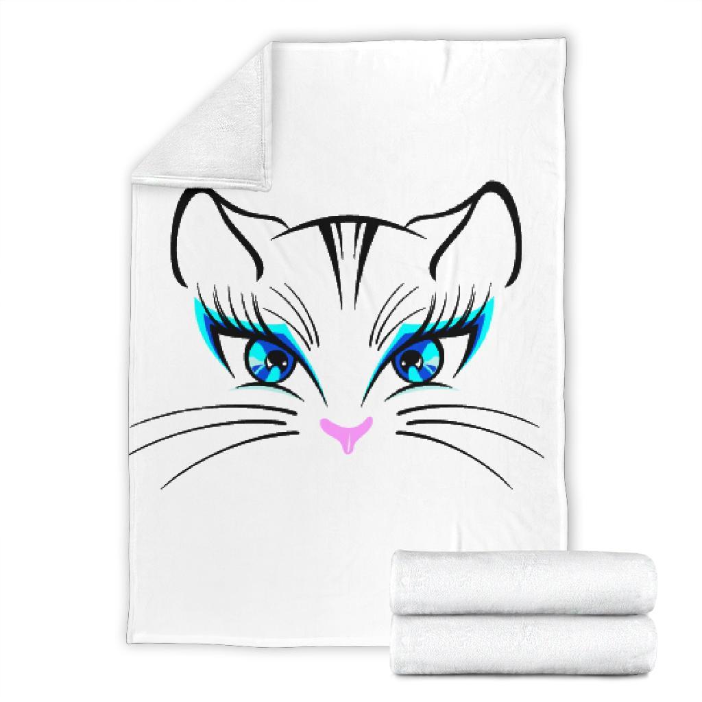 Occhi di Gatta-Amaze Style™-Premium BlanketOcchi di Gatta-Youth (56 x 43 inches / 140 x 110 cm)-Vibe Cosy™