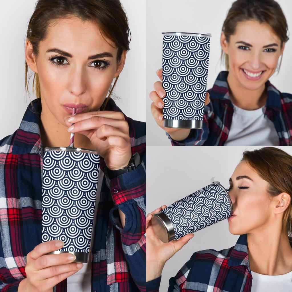 Tumbler Retro Waves-Amaze Style™-Tumbler - Tumbler Retro Waves-20oz Large-Vibe Cosy™