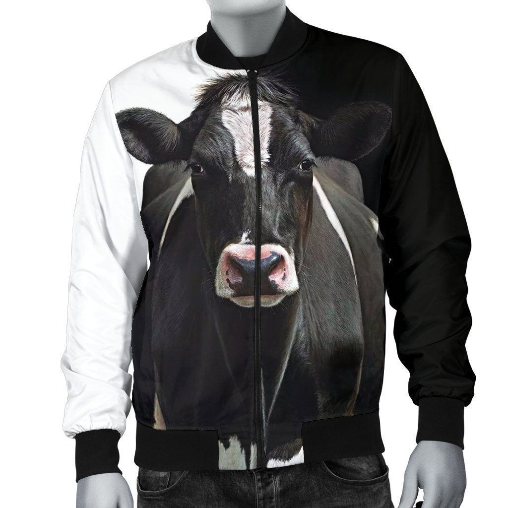 Men's Bomber Jacket - Dairy Cow - Amaze Style™-Apparel