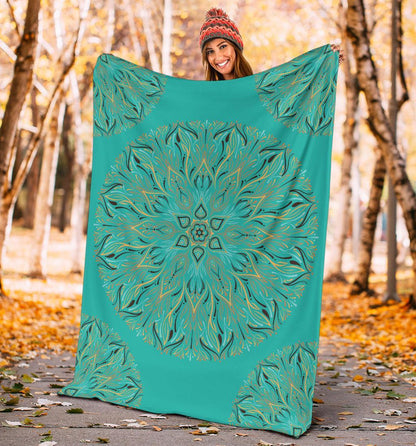 Mandala P1 (Tiffany Girl) - Throw Blankets-Amaze Style™-Premium BlanketMandala P1 (Tiffany Girl) - Throw Blankets-Youth (56 x 43 inches / 140 x 110 cm)-Vibe Cosy™