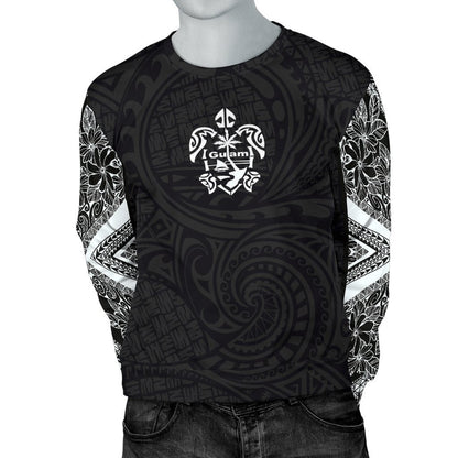 Guam Men's Sweater -  Polynesian Turtle - BN09 - Amaze Style™-SWEATERS