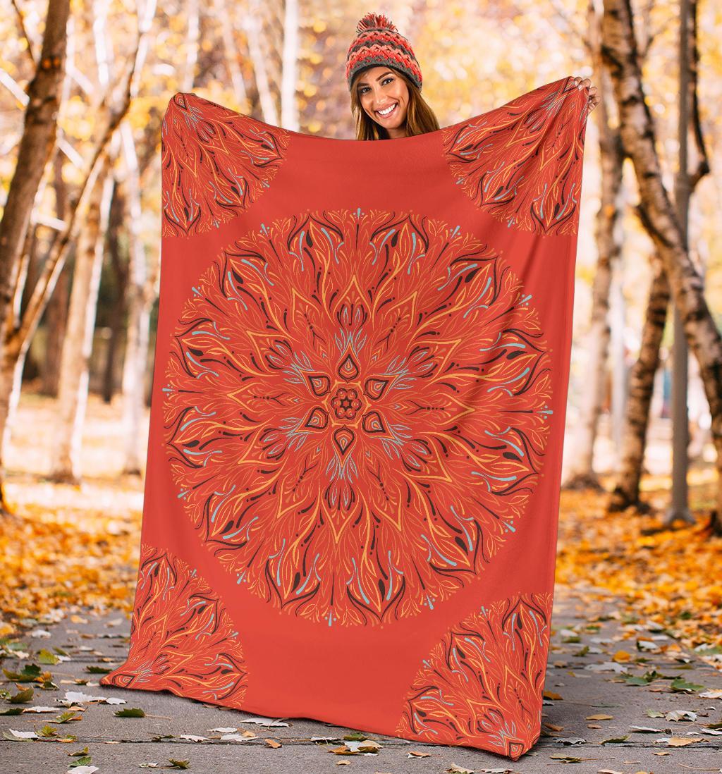 Mandala P1 (Fiesta) - Throw Blankets-Amaze Style™-Premium BlanketMandala P1 (Fiesta) - Throw Blankets-Youth (56 x 43 inches / 140 x 110 cm)-Vibe Cosy™