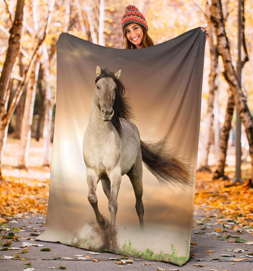Cavallo Selvaggio-Amaze Style™-Premium BlanketCavallo Selvaggio-Youth (56 x 43 inches / 140 x 110 cm)-Vibe Cosy™