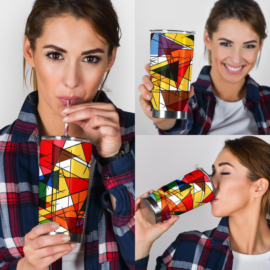 Abstract Tumbler-Amaze Style™-Tumbler - Abstract Tumbler-20oz Large-Vibe Cosy™