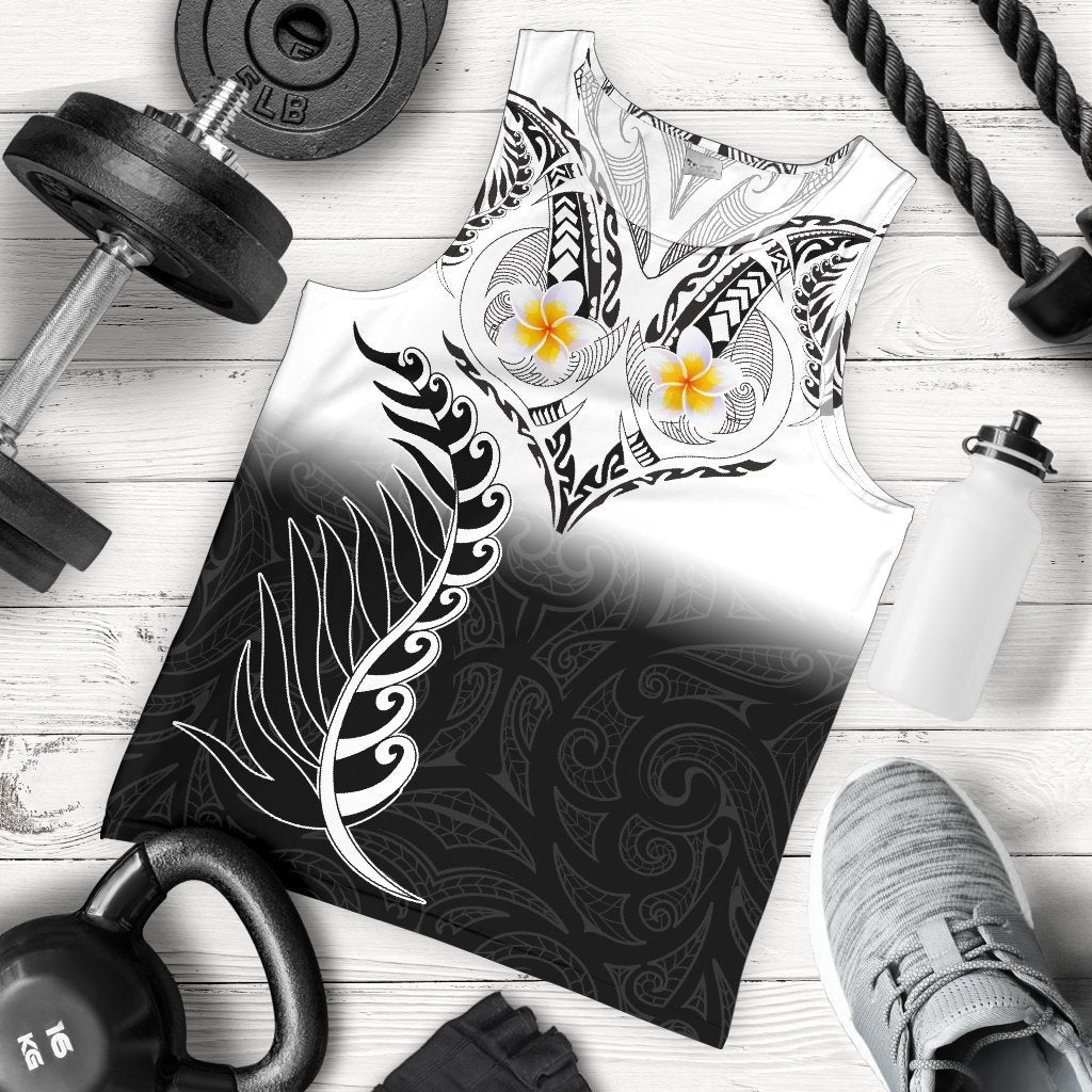 New Zealand Aotearoa Maori Fern and Plumeria Tattoo shirt and short for man and women PL240302 - Amaze Style™-Apparel