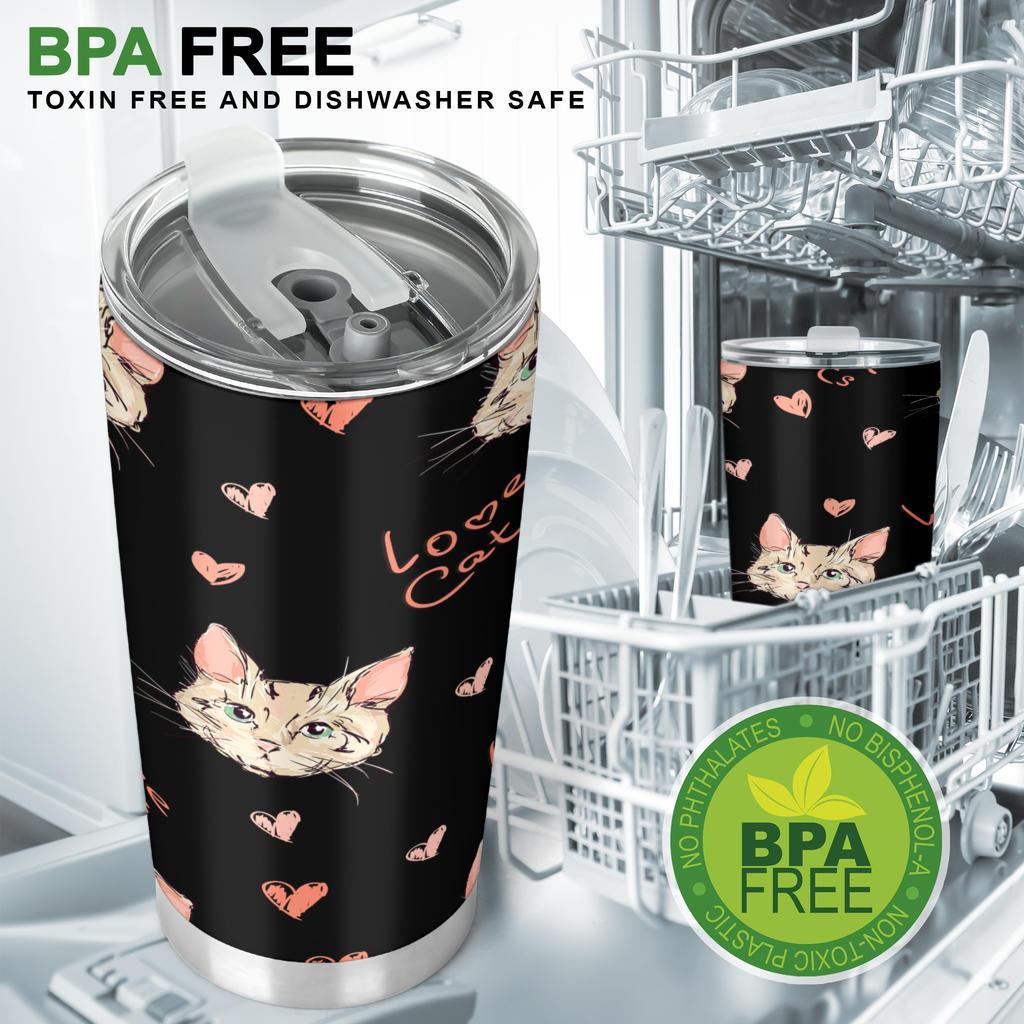 Cat Tumbler-Amaze Style™-Tumbler - Cat Tumbler-20oz Large-Vibe Cosy™