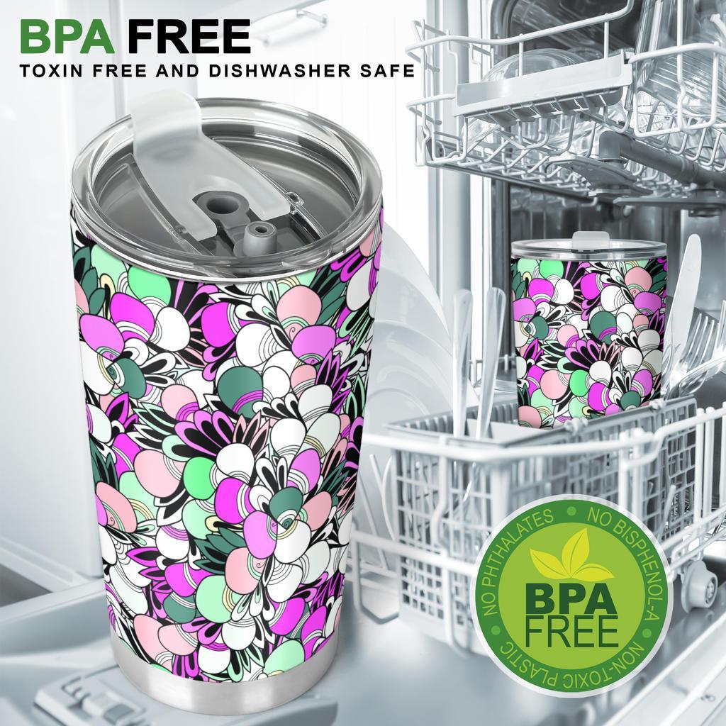 Funky Patterns in Candy - Travel Tumbler-Amaze Style™-Tumbler - Funky Patterns in Candy - Travel Tumbler-20oz Large-Vibe Cosy™