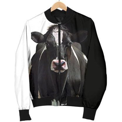 Men's Bomber Jacket - Dairy Cow - Amaze Style™-Apparel