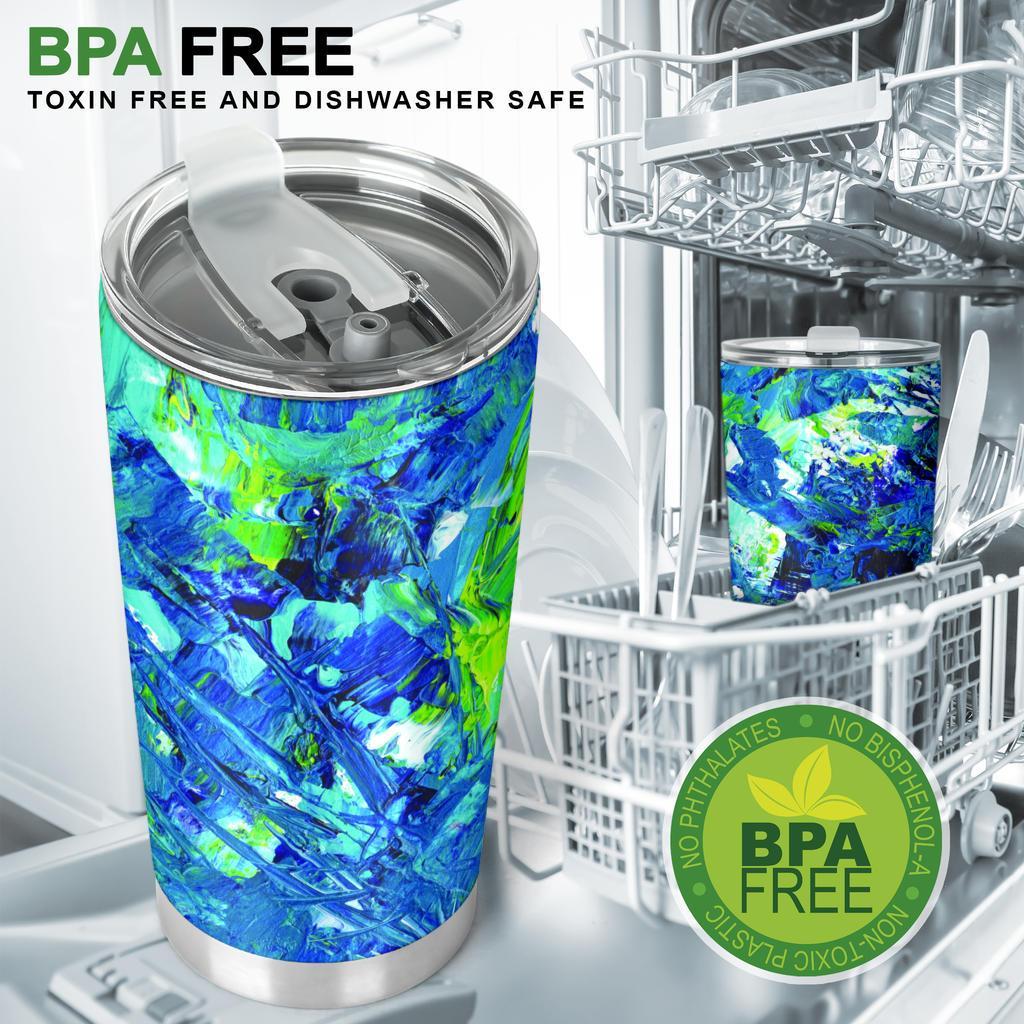 Abstract Oil Paintings P3 - Travel Tumbler-Amaze Style™-Tumbler - Abstract Oil Paintings P3 - Travel Tumbler-20oz Large-Vibe Cosy™