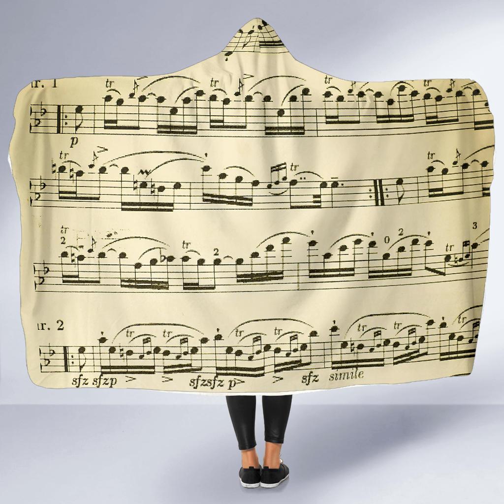 Spartito-Amaze Style™-Hooded BlanketSpartito-Youth 60"x45"-Vibe Cosy™