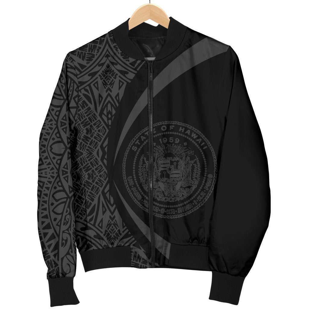 Hawaii Coat Of Arm Polynesian Men's Bomber Jacket - PL05 - Amaze Style™-BOMBER JACKETS (P)