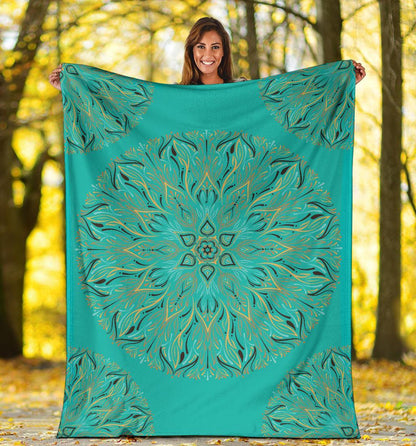 Mandala P1 (Tiffany Girl) - Throw Blankets-Amaze Style™-Premium BlanketMandala P1 (Tiffany Girl) - Throw Blankets-Youth (56 x 43 inches / 140 x 110 cm)-Vibe Cosy™