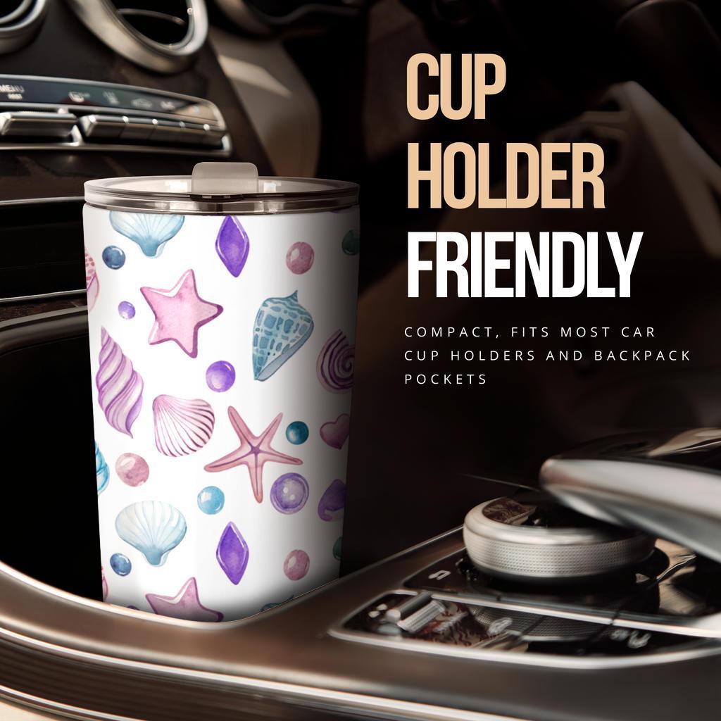 Tumbler Sea Shells-Amaze Style™-Tumbler - Tumbler Sea Shells-20oz Large-Vibe Cosy™