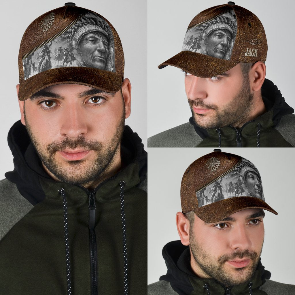 Customize Name Native American Classic Cap