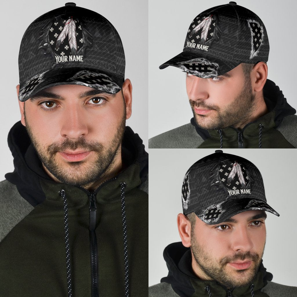 Customize Name Native American Classic Cap