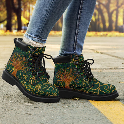 Celtic Tree Of Life Classic Boots For Men And Women TN