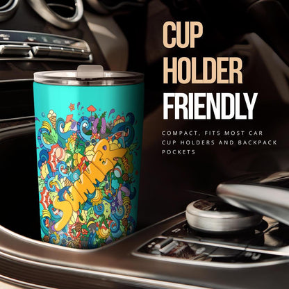Summer Azzurro-Amaze Style™-Tumbler - Summer Azzurro-20oz Large-Vibe Cosy™