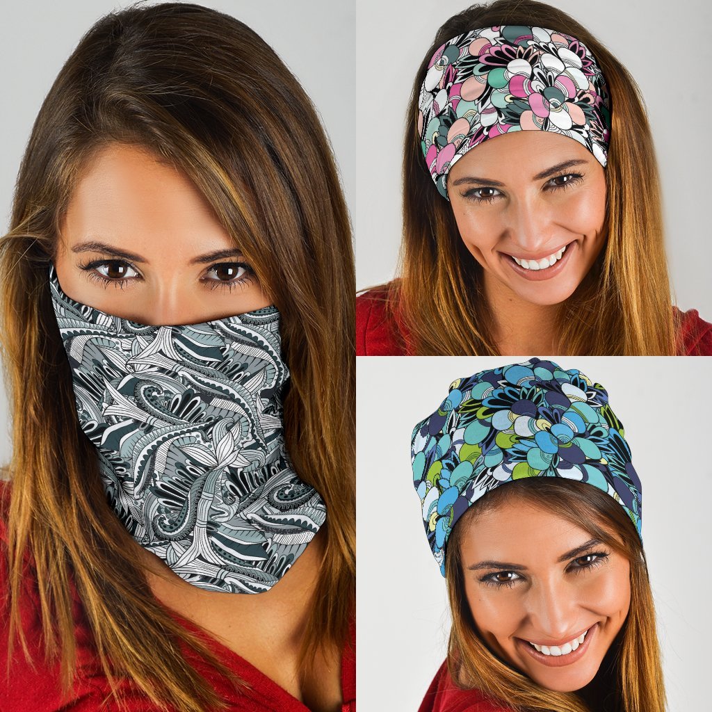 Funky Patterns Set 2 - Bandana 3 Pack-Amaze Style™-Funky Patterns Set 2 - Bandana 3 Pack-Vibe Cosy™