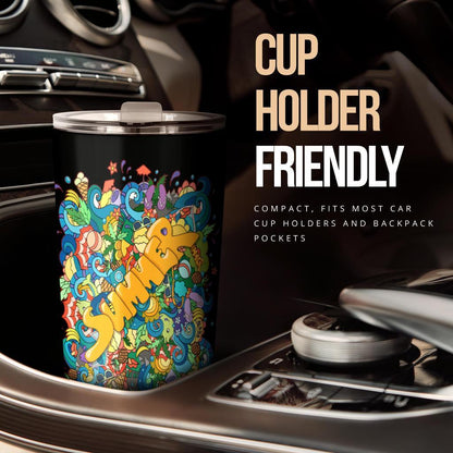 Summer - Nero -Amaze Style™-Tumbler - Summer - Nero -20oz Large-Vibe Cosy™