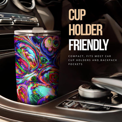 Abstract Oil Paintings P1 - Travel Tumbler-Amaze Style™-Tumbler - Abstract Oil Paintings P1 - Travel Tumbler-20oz Large-Vibe Cosy™