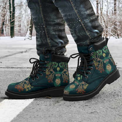Celtic Tree Of Life Classic Boots For Men And Women TN