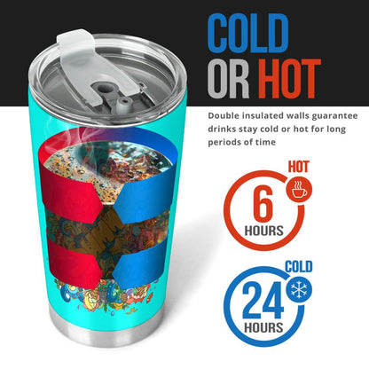 Summer Azzurro-Amaze Style™-Tumbler - Summer Azzurro-20oz Large-Vibe Cosy™