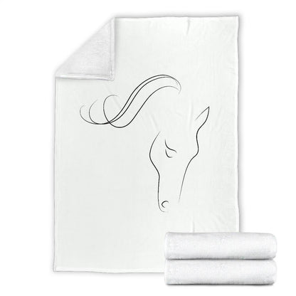Cavallo Elegante - Coperta in Pile -Amaze Style™-Premium BlanketCavallo Elegante - Coperta in Pile -Youth (56 x 43 inches / 140 x 110 cm)-Vibe Cosy™