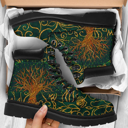 Celtic Tree Of Life Classic Boots For Men And Women TN