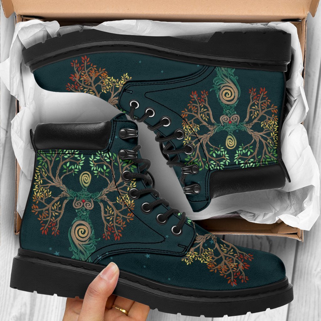 Celtic Tree Of Life Classic Boots For Men And Women TN