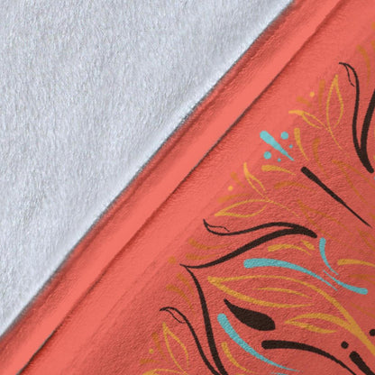 Mandala P1 (Living Coral) - Throw Blankets-Amaze Style™-Premium BlanketMandala P1 (Living Coral) - Throw Blankets-Youth (56 x 43 inches / 140 x 110 cm)-Vibe Cosy™
