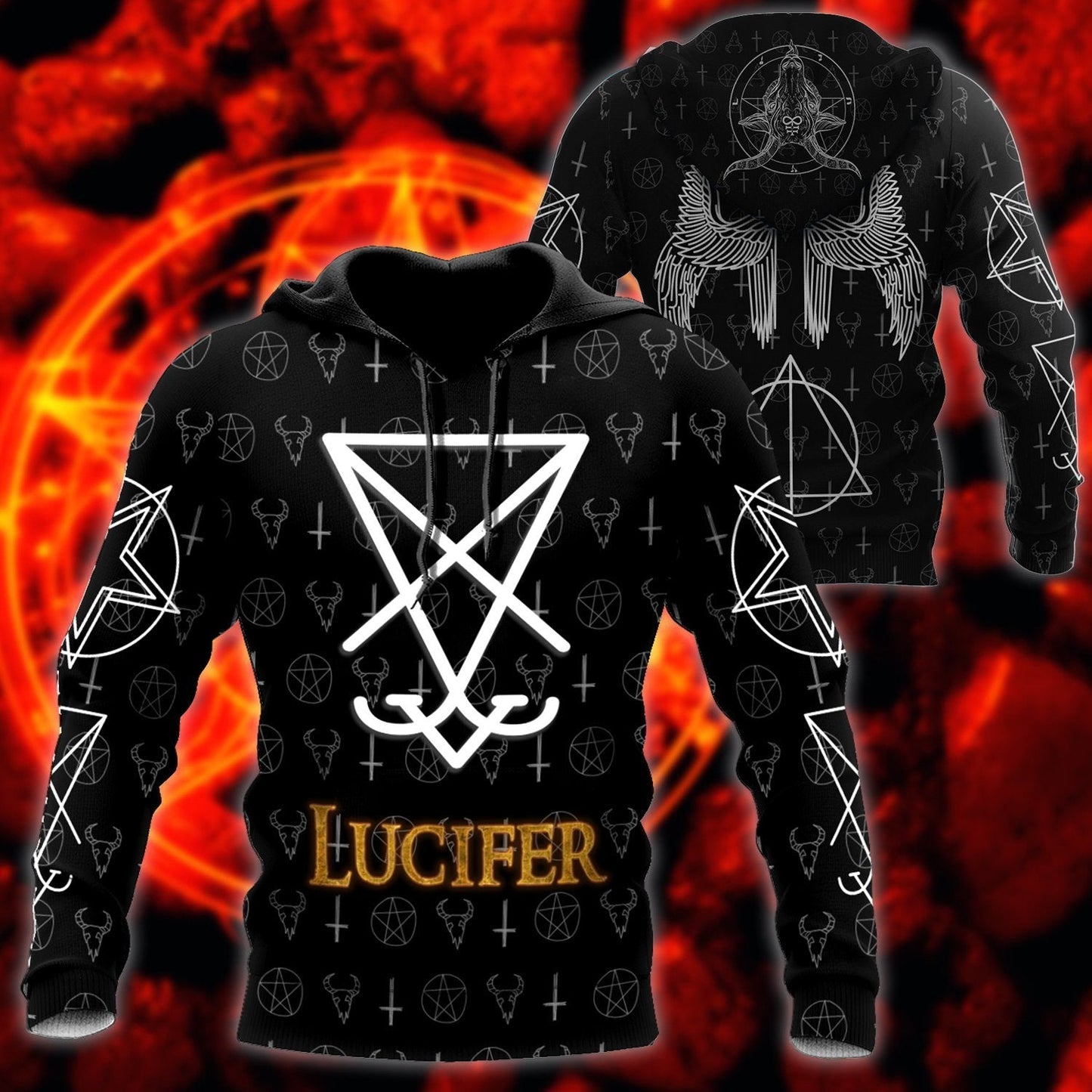 Lucifer 3D All Over Printed Hoodie DD05282001