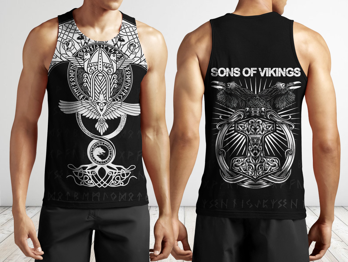 Raven Of Odin All Over Printed AM161001 - Amaze Style™-Apparel