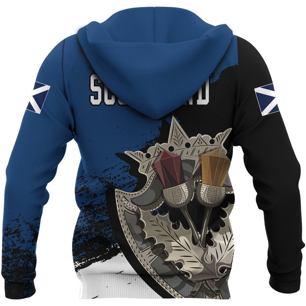 Scotland Thistle Brooch Hoodie NNK 1517 - Amaze Style™-Apparel