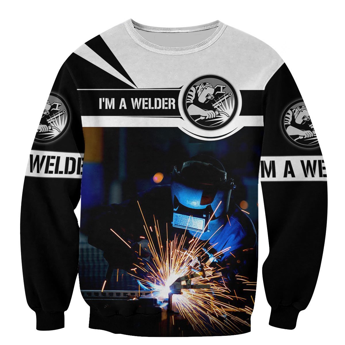 Love Welder All Over Printed Hoodie For Men And Women