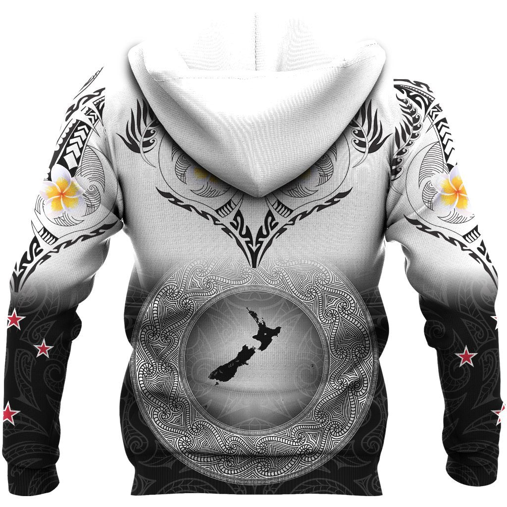 New Zealand Aotearoa Maori Fern and Plumeria Tattoo shirt and short for man and women PL240302 - Amaze Style™-Apparel